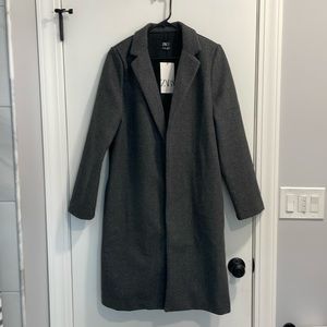 BNWT Zara Gray Jacket Size Large